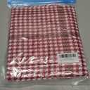 2 x RIIQIICHY Plaid Scarf for Women Fall Winter Pashmina Scarves Wraps for Cold Weather Warm Large (Red)