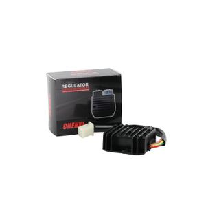 Universal 12V 4-Wire Full-Wave Voltage Regulator Rectifier - Compatible with GY6 Scooters, ATVs, UTVs, Golf Carts, Lawn Mowers, Dirt Bikes, Motorcycles, and DIY Engines (Magneto up to 100W)