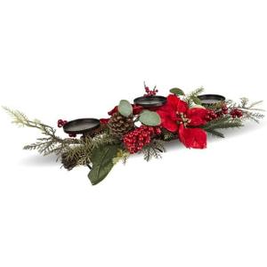 Christmas Star Candle Holder 3P, Mix, Normal