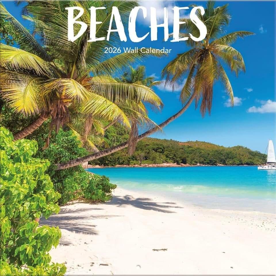 TURNER PHOTOGRAPHIC Beaches 12X12 Photo Wall Calendar (26998940007)