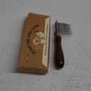 TAKAVU Dematting Fur Rake Comb Brush for Dogs & Cats - Undercoat Comb with Safety Blades for Removing Knots, Mats & Tangles - Grooming Tool for Poodles, Doodles, Long Haired Pets