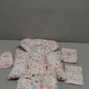 3-in-1 Infant Car Seat Insert, Soft Head and Body Support,Ultra & Strap Covers Set, Reversible Newborn Car Seat Cushion Pad for Baby Boy & Girl fits Stroller, Swing, Bouncer (Pink Bow)