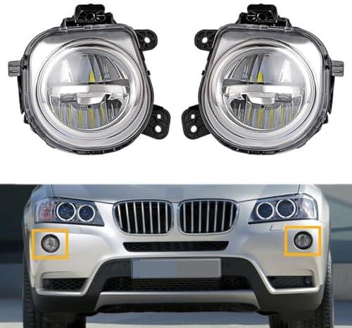 MUNIK 63177317251 63177317252 Front Left+Right LED Fog Light Lamp 2011-2019 For BMW F25 F26 F15 F85 F16 F86 X3 X4 X5 X5M X6 X6M Replat # 63177317251 63177317252