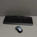 Logitech MK335 Quiet Wireless Keyboard and Mouse Combo - Black/Silver Keyboard and Mouse Combo Wireless, Ambidextrous