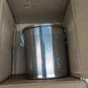 Seasoning Strainer, Stainless Steel Spice Filter, Cooking Spice Filter, Mesh Design Tea Ball Strainer Soup Seasonings Separation Basket Filter with Chain Hook for Home Restaurant (14x14cm(2.1L))