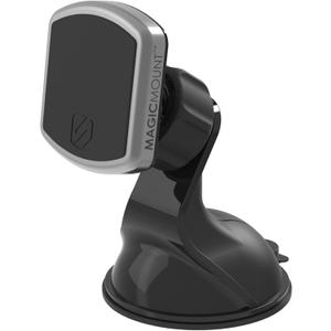 Scosche MWPDB MagicMount Pro Magnetic Car Phone Holder - Strong Magnet Mount for iPhone and Android - Secure Magnetic Mount for Car Window/Dash - Universal 360 Adjustable Mobile Cell Holder (1 Pack)