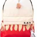 Maxer School Bag Outdoor Casual Shoulders Backpack Japanese Anime Travel Daypacks for Women Men, 16.1 x 11.8x 7 inches (L x H x W).