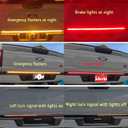 DREAMOTOR Tailgate Light Bar, 60" Aluminum Truck Tailgate Light Strip, Triple Row 864 LED Light Strip Compatible with GMC Sierra Chevrolet Silverado Dodge Ram 1500 2500 Ford F150 F250 Toyota Tundra