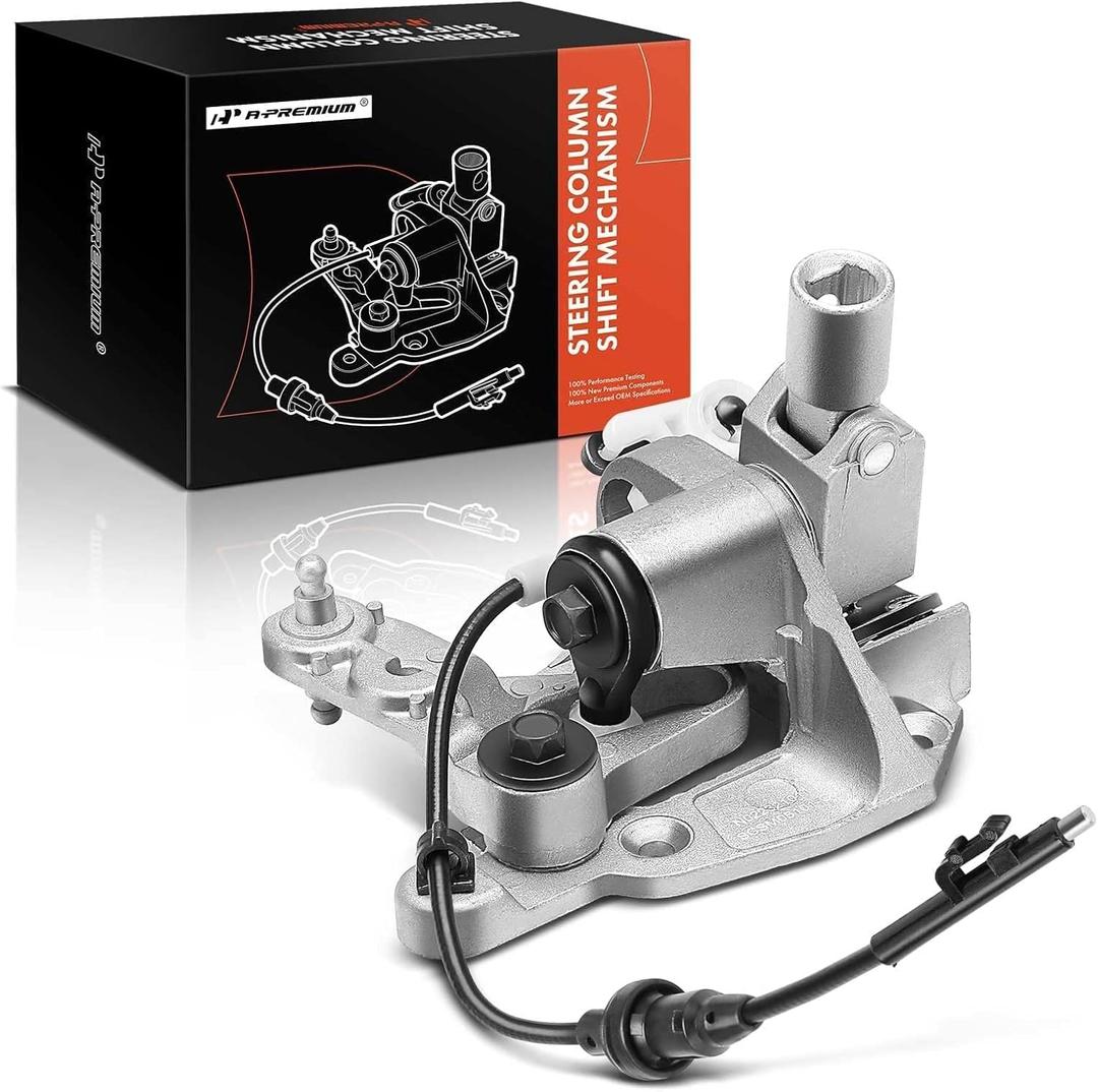A-Premium Steering Column Shift Mechanism - Compatible with Chevy GMC Model - 1995-2009 - C1500/2500/3500, Blazer, Express, Tahoe, K1500/2500/3500, Jimmy, Safari, Savana