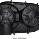 KEMIMOTO X3 Outer Clutch Cover Compatible with Can AM Maverick X3 XDS XRS 2017-2023 CVT Air Guide Clutch Transmission Housing Belt Cover Replace #420212508