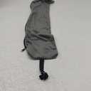 Stuffable Travel Neck Pillow with Storage for Extra Luggage Soft Fillable Travel Cushion for Airplane for Comfort on Long Flights, Gray