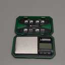 UNIWEIGH Digital Pocket Scale Precision 200g/0.01g, Digital Scale Grams Ounces, Mini Jewelry Scale, Coins Scale with 50g Cal Weights for Gold/Silver/Gems/Food,(Battery Included)-Green