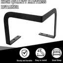 4PCS Metal Mattress Slide Stopper, Mattresses Retainer Bar for Adjustable Beds, Non Slip Mattress Gripper, Mattresses Stabilizer, Prevents Mattress Sliding for Bedroom Bed Frame