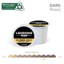Laughing Man Colombia Huila Coffee, Keurig Single Serve K-Cup Pods, Dark Roast, 88 Count (4 Packs of 22)