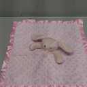 Pro Goleem Loveys for Babies Bunny Security Blanket Baby Girl Gifts Newborn Soft Pink Lovie for Infant and Toddler Snuggle Toy Stuffed Animal, Pink 16 Inch