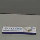 TV Cord Hider - 39in(3xL13in) Cord Covers for Wall Mounted TV Cable Hider Wall Kit | Wire Hiders for TV on Wall, Wire Covers for Cords, Cord Concealer Hide Cords, 1.5" W*0.75" H, Grey