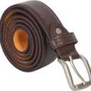 LB LEATHERBOSS Men's Brown Leather Money Belt Sizes 32 Through 56 (38)