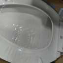 KOHLER 4636-RL-0 Cachet ReadyLatch Elongated Slow Close Toilet Seat, Soft Close Toilet Seat Quiet Lid, Contoured Grip-Tight Bumpers Installation Hardware, Apartment Essentials, White