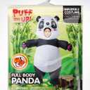 Spooktacular Creations Halloween Inflatable Costume, Full Body Panda Air Blow Up Outfit, Inflatable Suit for Themed Parties (Kid)