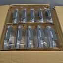 KOMUEE 10 Packs 30 oz Glass Meal Prep Containers,Glass Food Storage Containers with Lids,Airtight Lunch Bento Boxes,Microwave,Freezer and Dishwasher,Gray