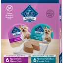 Blue Buffalo Delights Small Breed Natural Wet Dog Food Variety Pack, Top Sirloin Pat and Grilled Chicken Pat, 3.5-oz Cups, 12 Count (EXP 03/08/28)