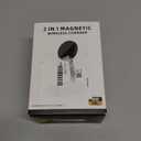 3 in 1 Magnetic Wireless Charging Station Apple Devices 15W Fast Mag-Safe Charger Stand Wireless Charger Station for iPhone 17 16 15 14 13 12 Pro/Pro Max/Plus/Mini AirPods 2/3/Pro iWatch Series (Deep Black)