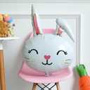 160Pcs Easter Balloon Garland Arch Kit with Bunny & Carrot Foil Balloons, Pastel Balloons for Easter Party, Baby Shower, Spring Birthday, Photo Backdrop Decorations (Macaron)