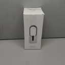 KONSIDEN Desk Fan Bladeless, 11.8 Inch Office Fan Small, Quiet, 3 Speed Adjustment, Touch Control, Easy to Clean, Desk Fans Small Quiet, Ideal for Office, Living Room, Bedroom (White/Gold)