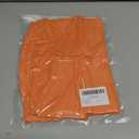 Winter Beanie Hat Scarf Set with Ear Flaps for Men Women Knit Fleece Lined Skull Cap Windproof Neck Warmer Gaiter Orange (Orange)