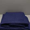 2 Pack Moving Blankets Heavy Duty 80"x72" Quilted Packing Blankets for Moving Furniture Padded Shipping Furniture Mover Blue