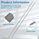 200 Pcs 24 Inch Insulated Wire Support - 1095 Carbon Steel Metal Wire for Attic & Ceiling Insulation