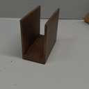 Napkin Holder For Table - Wooden Farmhouse Napkin Holders, Brown Simple Upright Vertical Dining Table Cocktail Napkins Dispenser, Kitchen Rustic Natural Walnut Wood For Paper Napkins