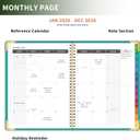 Planner -2026, Hardcover Weekly & Monthly Calendar Planner, January 2026 - December 2026, 8.5" x 11", Daily Agenda Book with Colorful Tabs, College Organizer Notebook, School & Work Supplies for Student Teacher Classroom