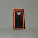 Case for Galaxy Note 9, Heavy-Duty Tough Rugged Shockproof Drop Protective Cover Cases for Samsung Galaxy Note 9, Black+Orange