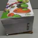 BAODLON Dinosaur Shooting Toys for Boys 4 5 6 7 8 Years Old, Movable Electronic Scoring Target Game with 2 Toy Gun, Spray & Light & Sound, 24 Foam Balls, Christmas Birthday Gift for Kids 35, 57