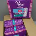 Poise Ultra Thin Incontinence Pads & Postpartum Pads for Bladder Leaks, 3 Drop Light Absorbency, Regular Length, 144 Count