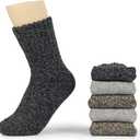BomKinta Boot Socks for Women Winter Solid Thick Warm Socks Cozy Crew Socks Christmas Gift (L)