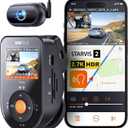 Vantrue S1 Pro DMS 2.7K Dash Cam Front and Inside, STARVIS 2 AI Dash Camera