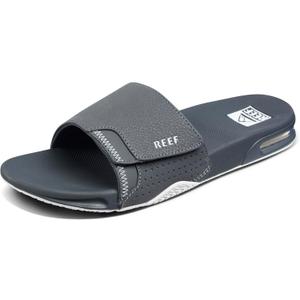 REEF Fanning Slide Men's Bottle Opener Sandal, Arch Support, Durable Outsole, Water Friendly (8)