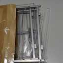 AIYAKA Can Rack Organizer, 3 Tier Stackable Can Storage Dispenser,for Food Storage, Kitchen Cabinets or Pantry, Storage for 36 Cans, Silver