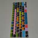 XSKN FL Studio Shortcuts US Version Silicone Keyboard Cover Skin for 2026-2022 MacBook Neo 13 inch with A18 Pro Chip MacBook Air 13.6 15.3 inch with M5/M4/M3/M2 Chip and Touch ID