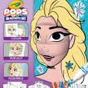 Crayola POPS 3D Frozen Activity Set, Kids Coloring Set & Craft Kit, Includes Stickers & Markers, Frozen Gift for Girls & Boys, 5+