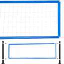 Adjustable Pool Volleyball Net - 15x3 ft Heavy-Duty Replacement Net for Backyard Inground Pools, Beaches | Family & Friends Outdoor Games no Poles