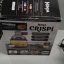 Ninja Crispi 4-in-1 Glass Air Fryer | 450F | Non-Toxic | 4QT & 6-Cup Glass Containers w/Lids | Microwave, Freezer, Dishwasher Safe | Max Crisp, Air Fry, Bake, Recrisp | Stone | FN101ST