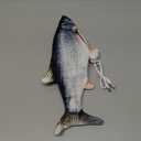 QIAONIUNIU Electric Moving Fish Interactive Plush Toys