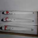 Mud Pie Classic Christmas Taper Candle, 10", Snowman, 6 Pack