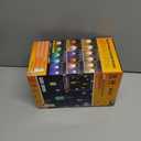 Cafe Lights Classic Color Changing String Lights, 24ft Black Cord, 12 Bulbs Shatterproof Acrylic Bulbs, Weatherproof, Wi-Fi Dimmable RGB LED, Outdoor String Lights 62 Colors, 74748