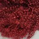 Short Kinky Curly Wigs for Black Women 12 Inches 280g/Piece Curly Afro Wig with Bangs Bouncy Fluffy Synthetic Wig (Burgundy)