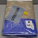 MIULEE 100% Blackout Linen Curtains for Bedroom, Brown Solid Luxury Decor Thermal Insulation Room Darkening Drapes for Living Room Nursery Back Tab Rod Pocket 42 x 84 Inches, 2 Panels Copper Brown