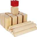 Juegoal Kubb Game Set Backyard Game Set Outdoor Tossing Game Set with Carrying Bag